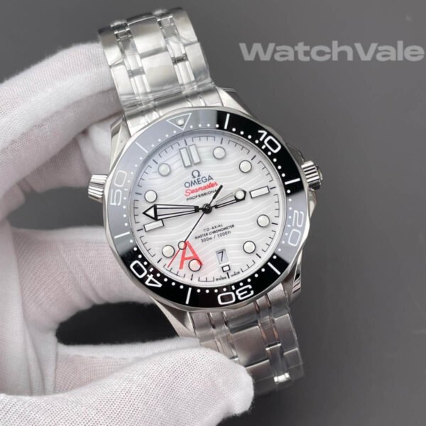 Omega Seamaster Diver 300M 210.30.42.20.04.001 stainless steel replica on wrist