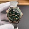 Omega Seamaster Diver 300M green dial close-up replica watch