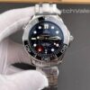 Omega Seamaster James Bond gun-barrel dial close-up replica watch