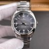 Omega Seamaster Railmaster 38mm stainless steel bracelet replica on wrist