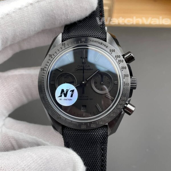 Omega Speedmaster '57 stainless steel case replica on wrist