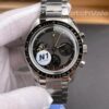 Omega Speedmaster Apollo 11 grey black step dial close-up replica watch