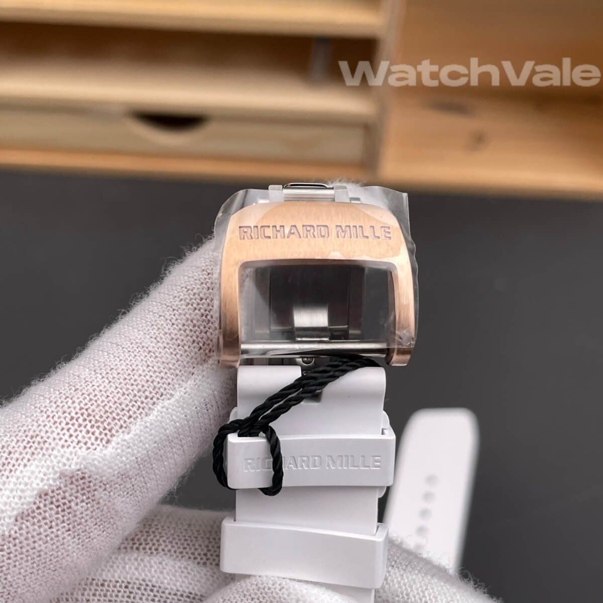 Richard Mille RM 07-01 tonneau case diamond bezel replica watch