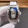 Richard Mille RM 07-01 white gold diamond replica on wrist