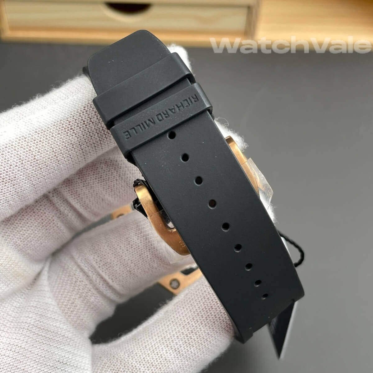 Richard Mille RM 26-01 black Onyx tourbillon bamboo replica watch