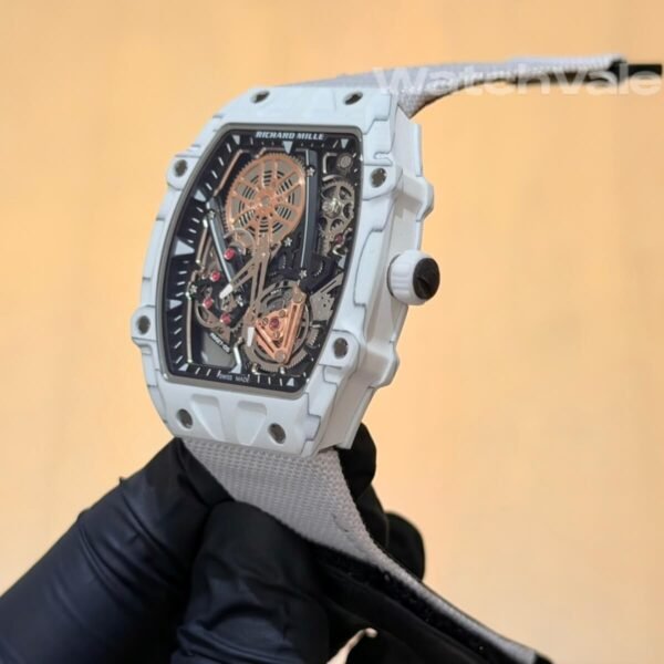 Richard Mille RM 27-05 Flying Tourbillon Nadal White Carbon TPT super clone replicaRichard Mille RM 27-05 Flying Tourbillon Nadal White Carbon TPT super clone replica