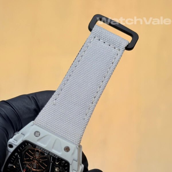Richard Mille RM 27-05 white nylon strap detail replica