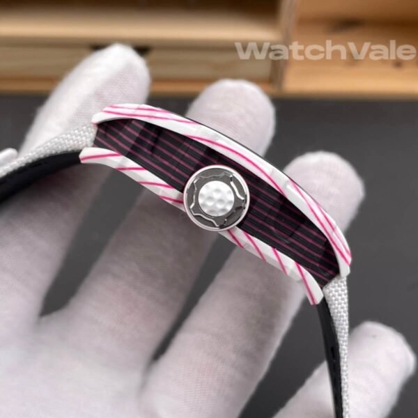 Richard Mille RM 38-02 pink titanium bridges tourbillon replica watch