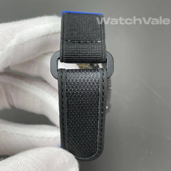 Richard Mille RM 67-02 Ogier blue elastic strap detail replica