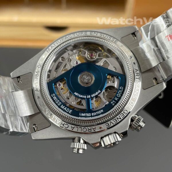 Rolex Daytona Zinal Challenge sapphire bezel side view replica