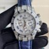 Rolex Cosmograph Daytona 116599 12SA white gold replica on wrist