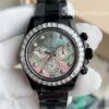 Rolex Cosmograph Daytona 116599TBR-Style black PVD replica on wrist