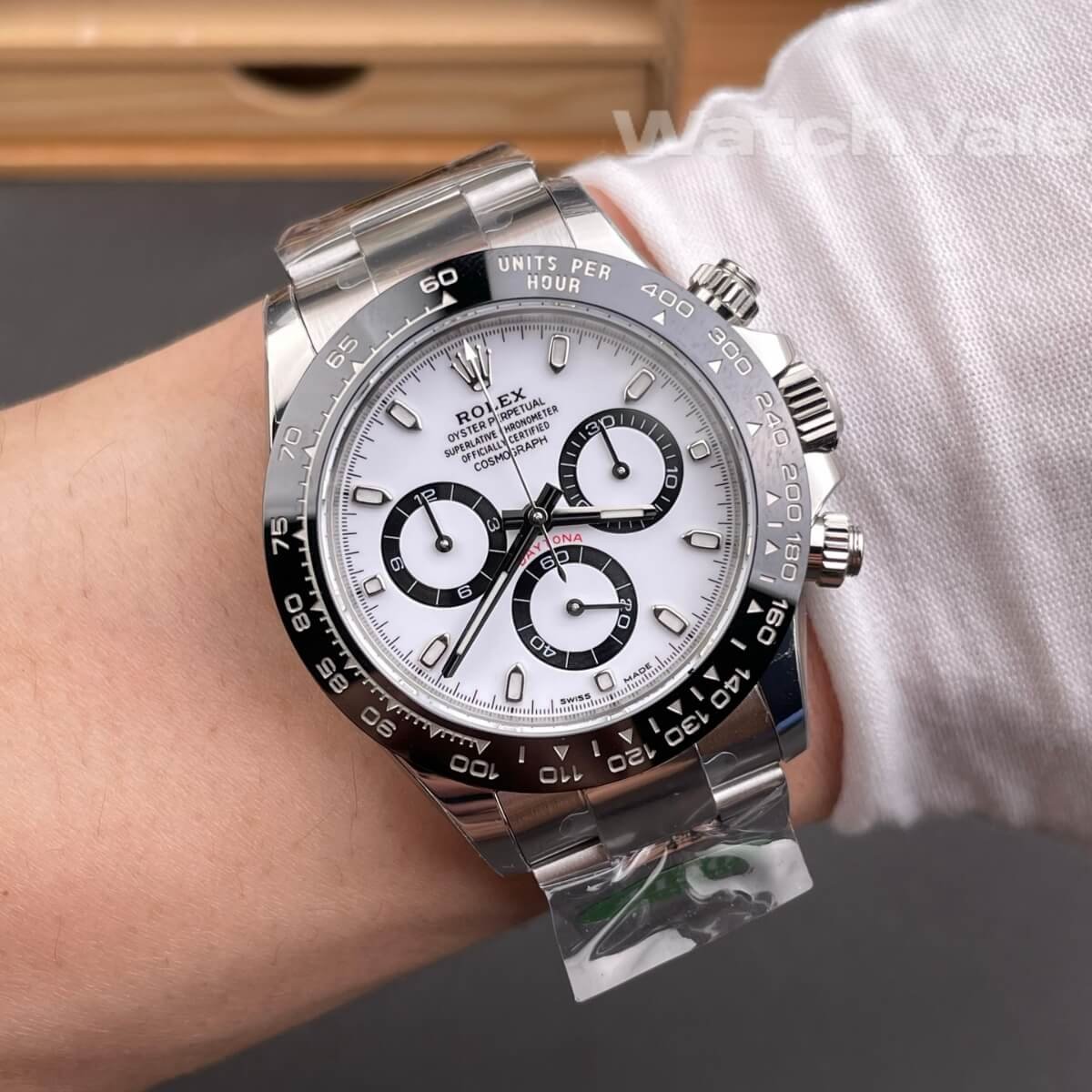 Rolex Daytona 126500LN-0001 Oystersteel replica watch back view