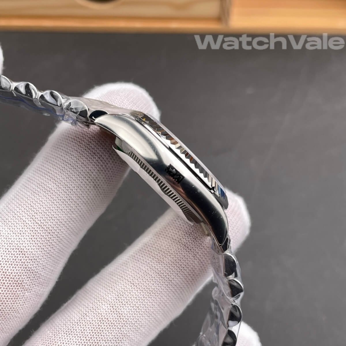 Rolex Datejust 36 Jubilee bracelet detail replica