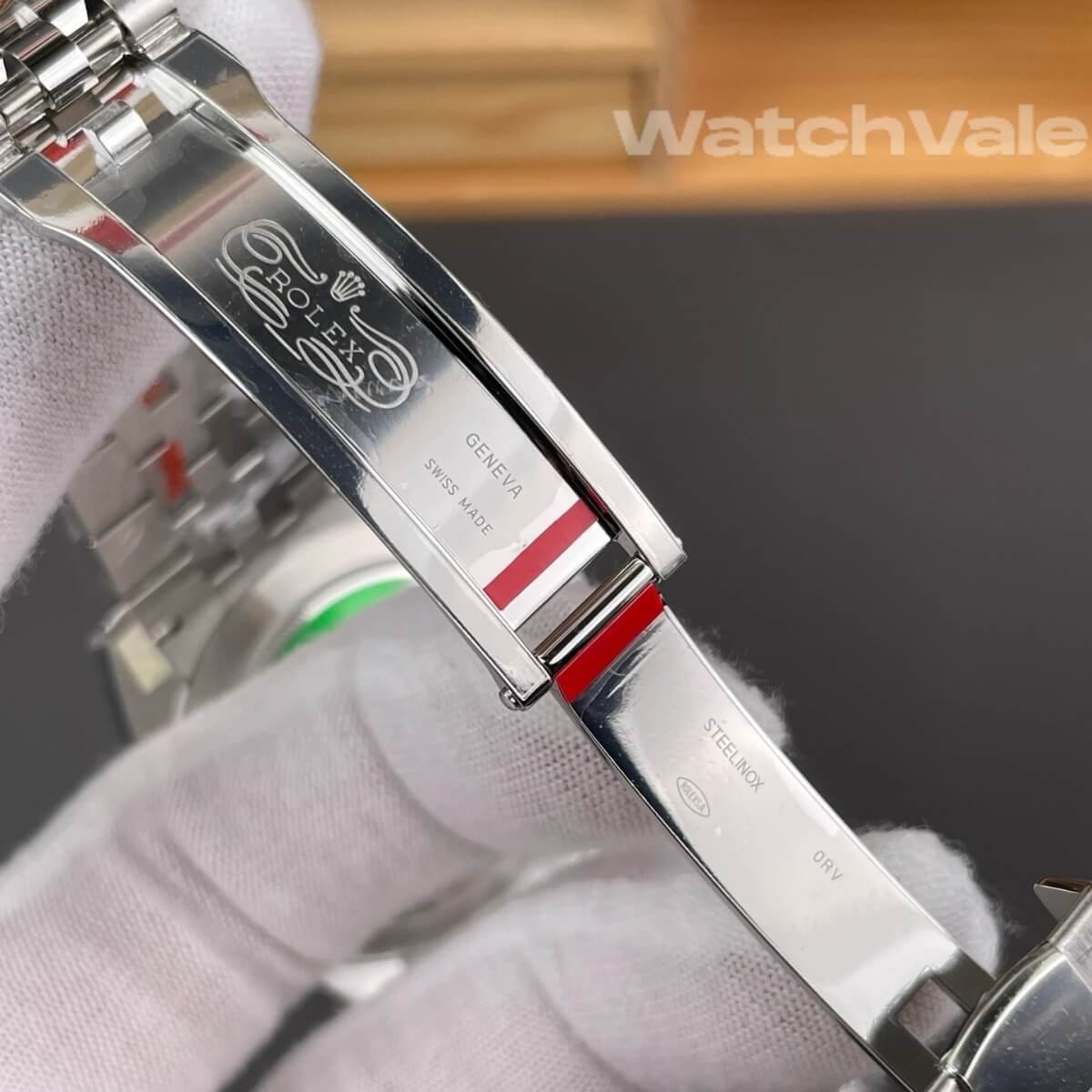 Rolex Datejust 41 Jubilee bracelet detail replica