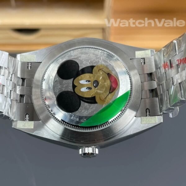 Slate dial green Roman numerals white gold Rolex Datejust Wimbledon replica watch