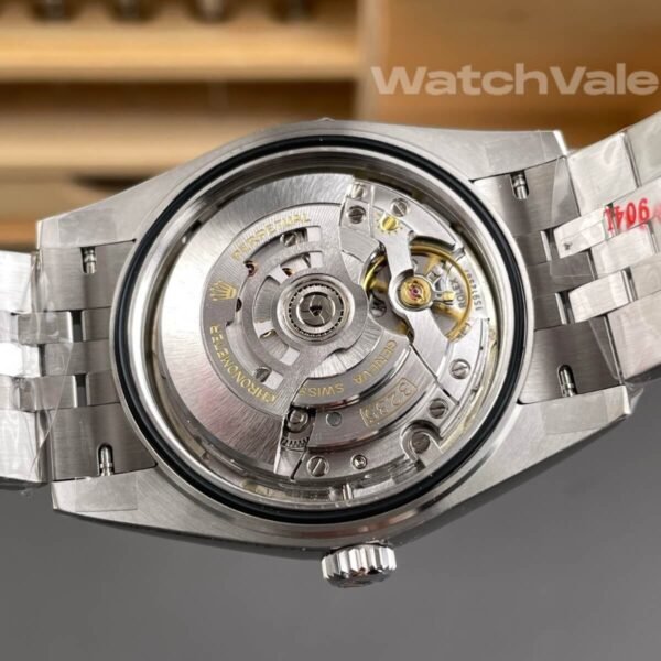 Rolex Datejust 41 silver dial white gold fluted bezel replica