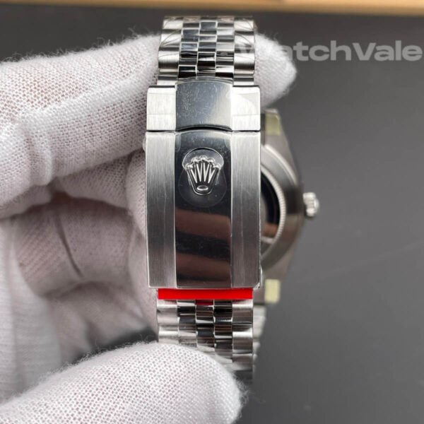 Rolex Datejust 41 White Rolesor fluted bezel replica watch