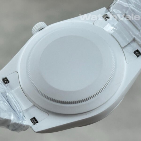 Rolex Datejust AET REMOULD white ceramic bracelet detail replica