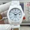 Rolex Datejust AET REMOULD ice blue dial close-up replica watch