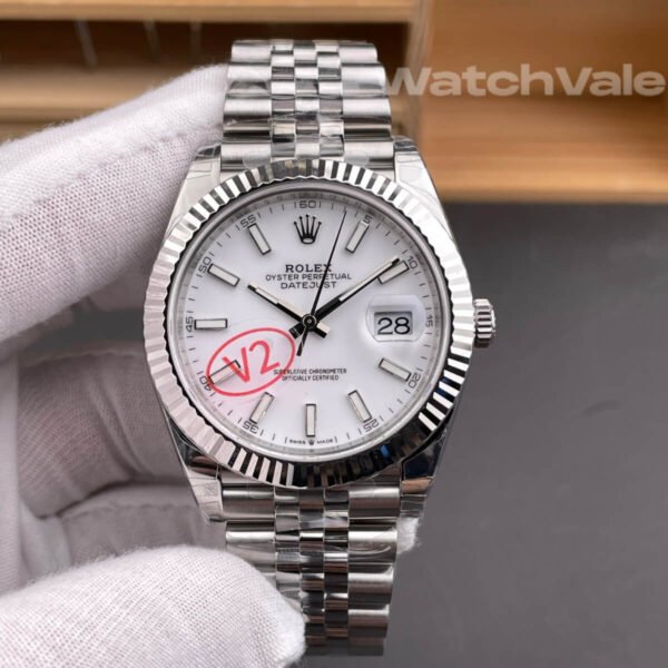 Rolex Datejust 126334 white dial Jubilee bracelet replica watch