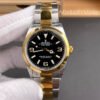 Rolex Explorer 36 124273 black dial yellow Rolesor super clone replica