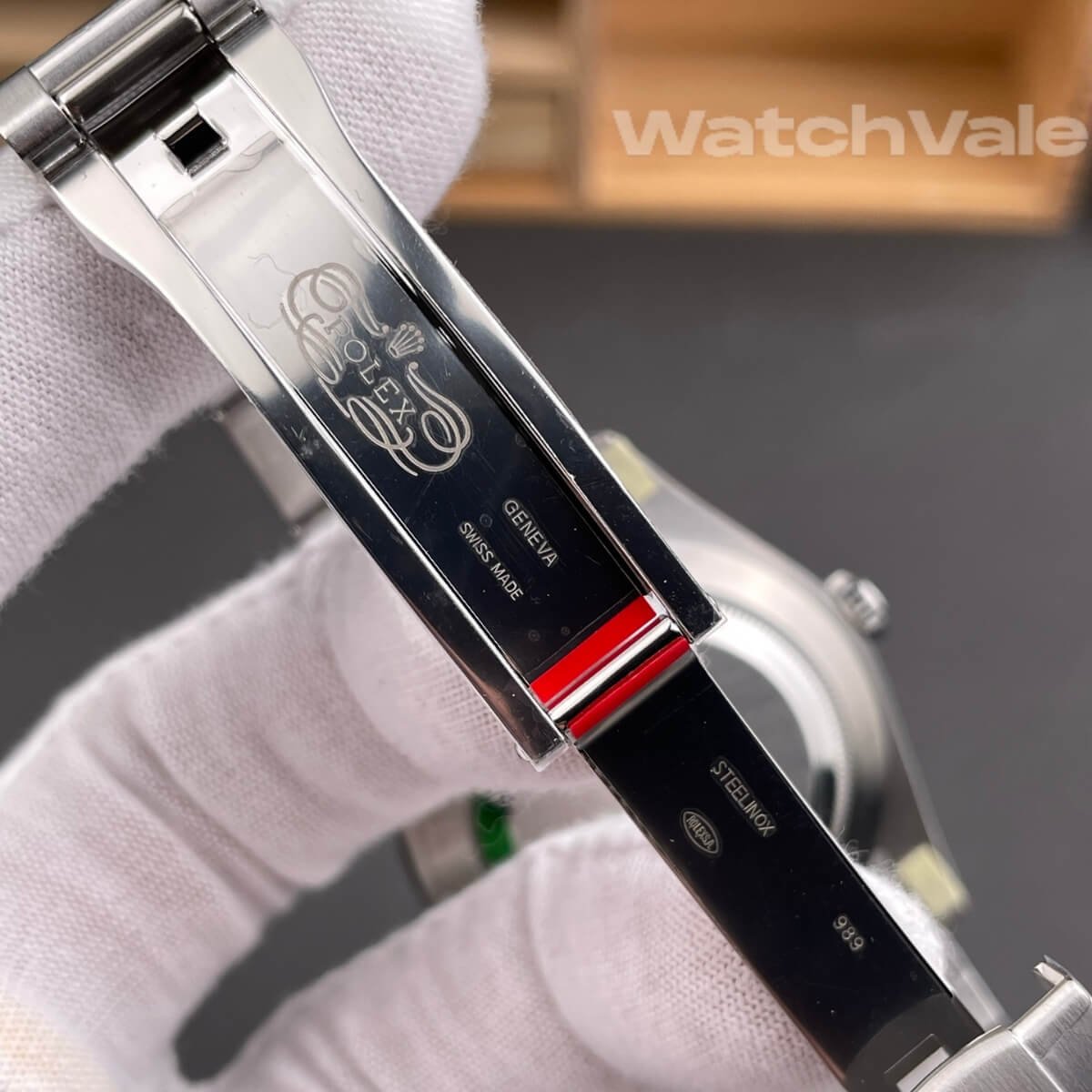Rolex Oyster Perpetual 41 124300 Oystersteel bracelet detail replica