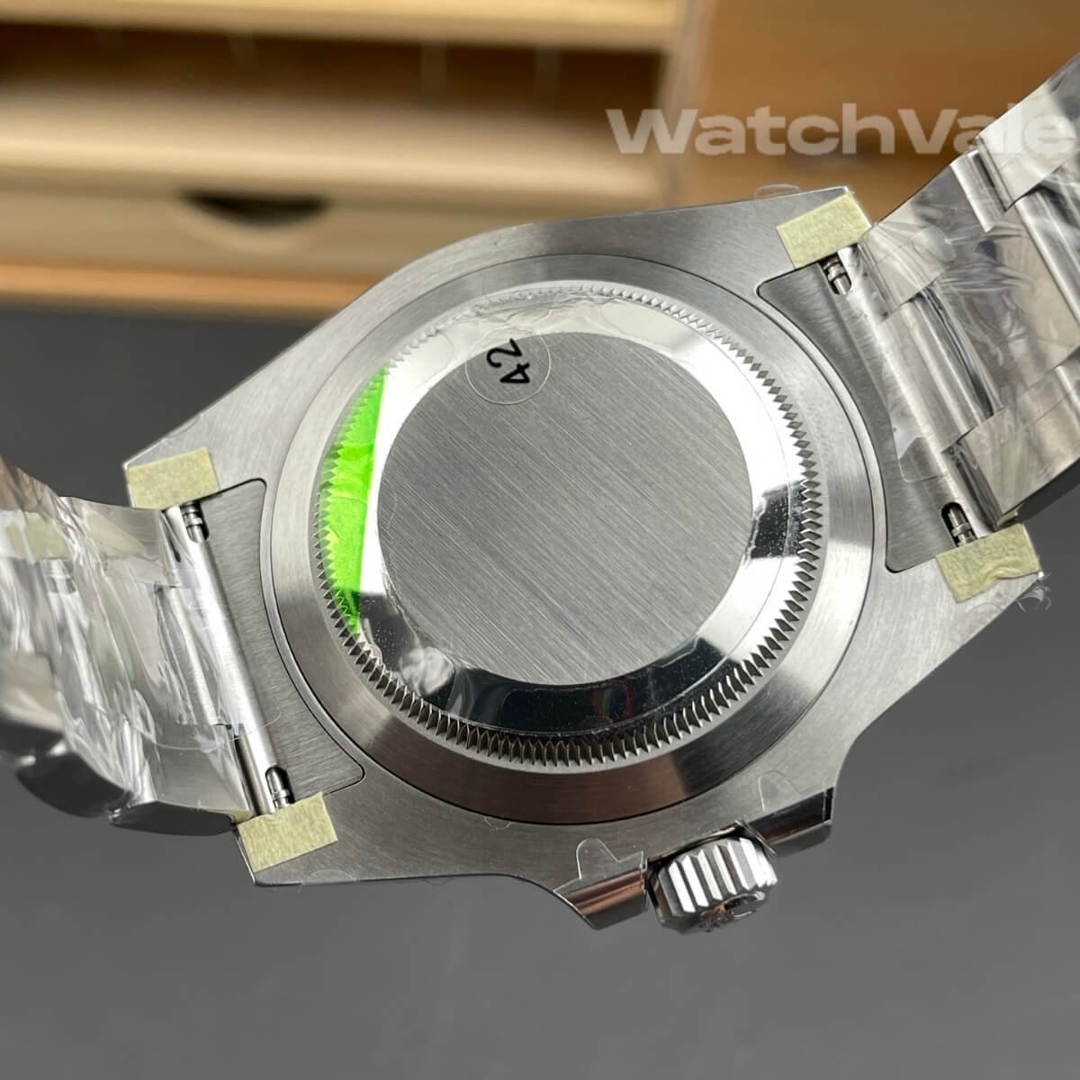 Rolex Submariner 124060 Oystersteel replica watch back view