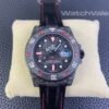 Rolex Submariner Date 116610LN-Style DIW black nylon strap replica on wrist