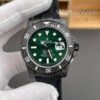 Rolex Submariner Blaken Carbon black bezel close-up replica watch