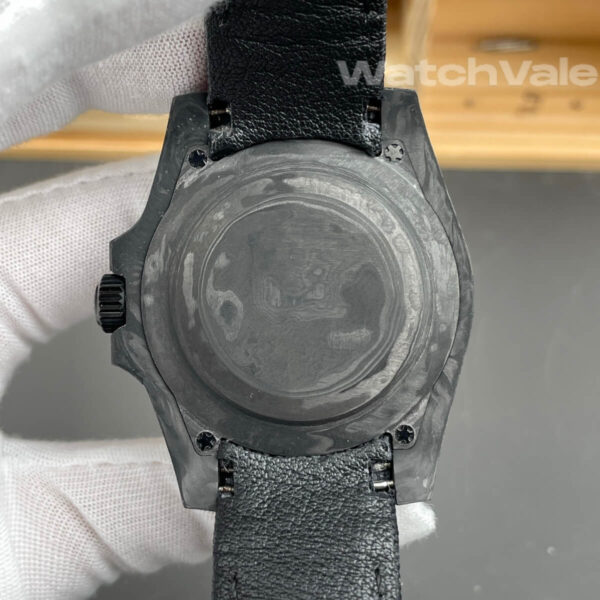 Rolex Submariner Blaken Carbon bezel side view replica