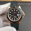 Rolex Yacht-Master 126655 Everose Gold black ceramic bezel replica watch