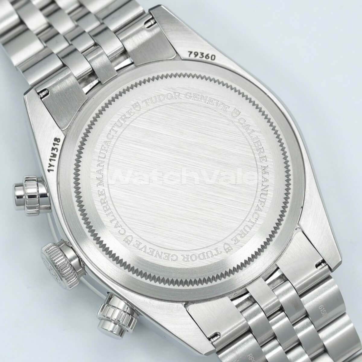 Tudor Black Bay Chrono 5-link bracelet detail replica