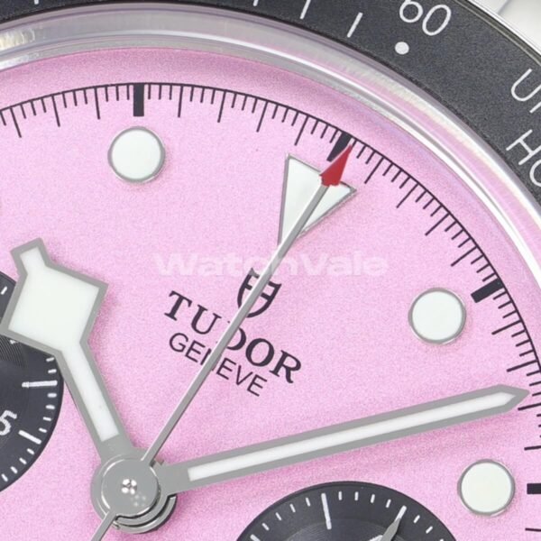 Tudor Black Bay Chrono black counters hour markers replica watch