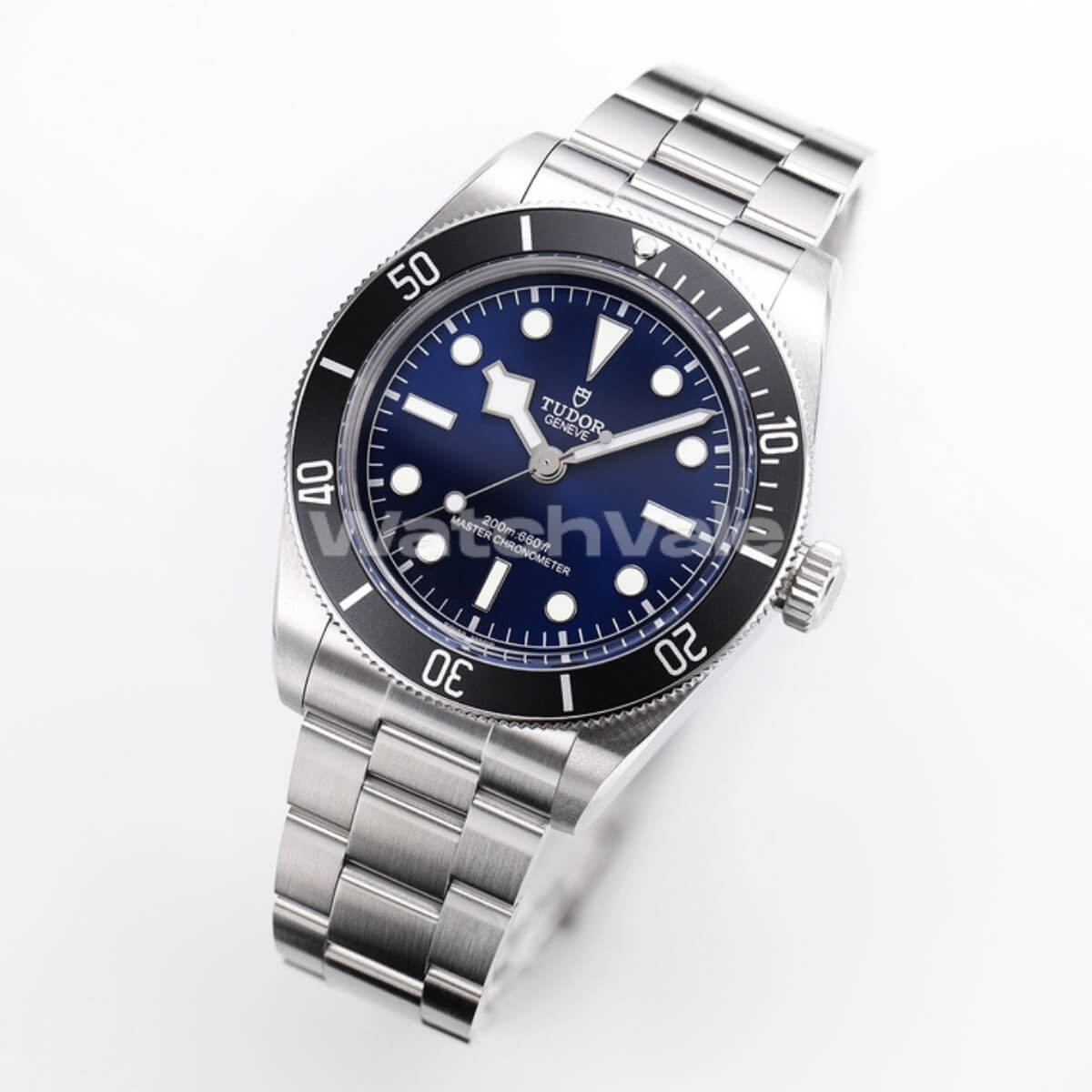 Tudor Black Bay Fifty-Eight navy dial close-up replica watch