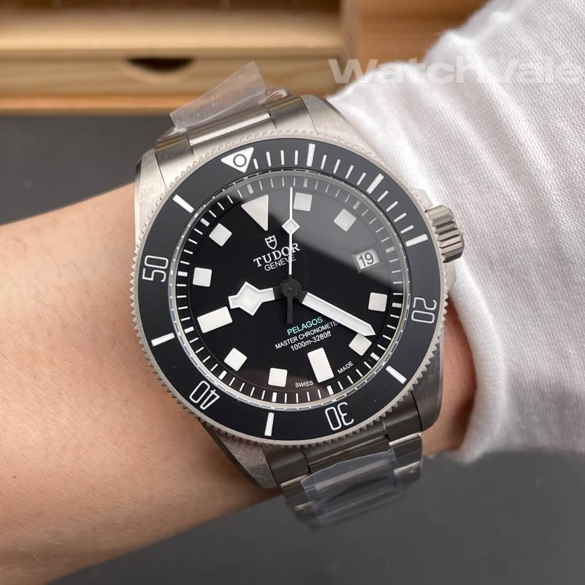 Tudor Pelagos Ultra 43mm full view black ceramic titanium replica