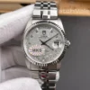 Tudor Prince Date+Day 76214 silver linen diamond dial super clone replica