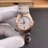 Omega Constellation 29mm Sedna gold bracelet replica on wrist