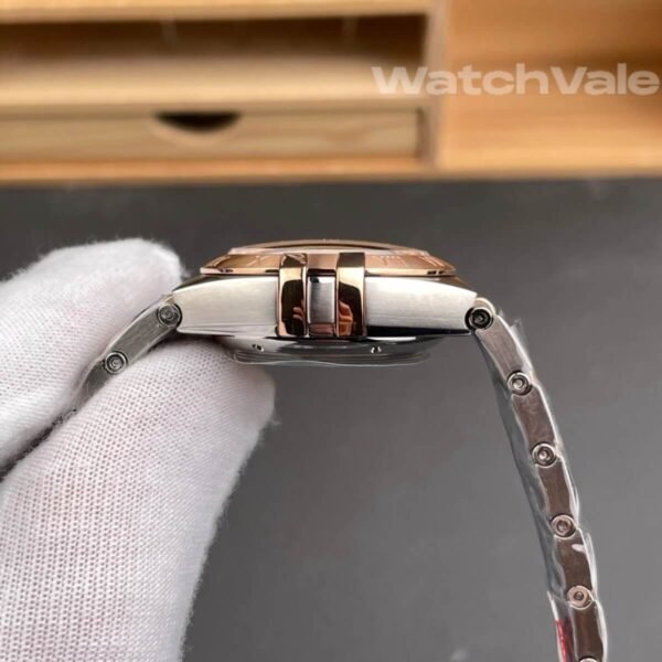 Omega Constellation steel Sedna gold bracelet detail replica