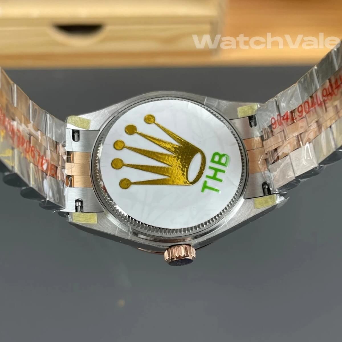 Rolex Datejust 31 278381RBR-0026 diamond bezel side view replica