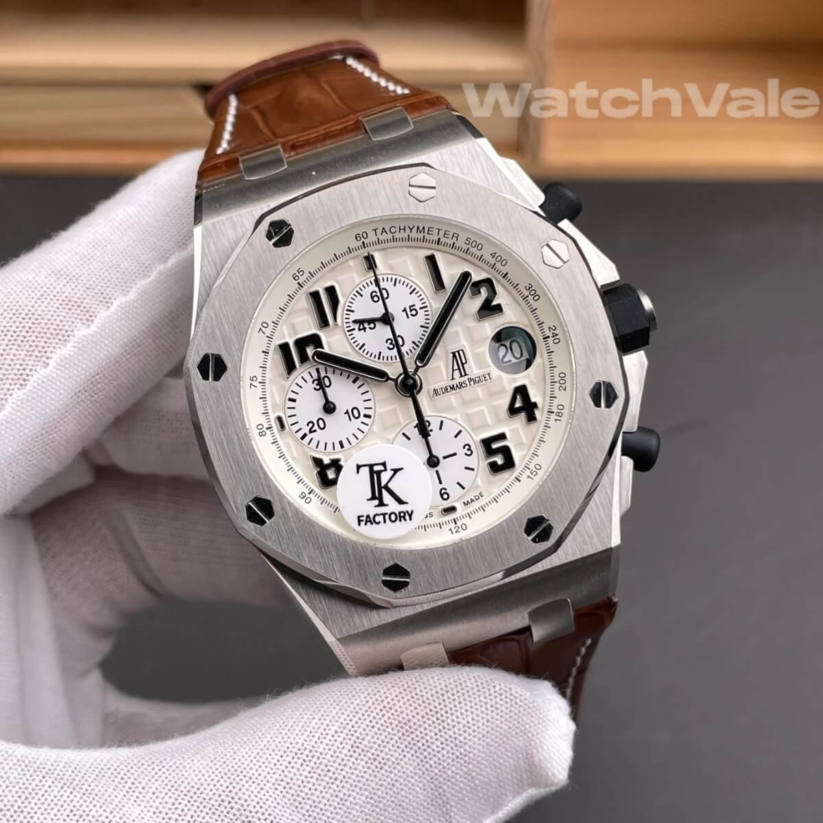 Audemars Piguet Royal Oak Offshore Safari 26170ST white dial best replica