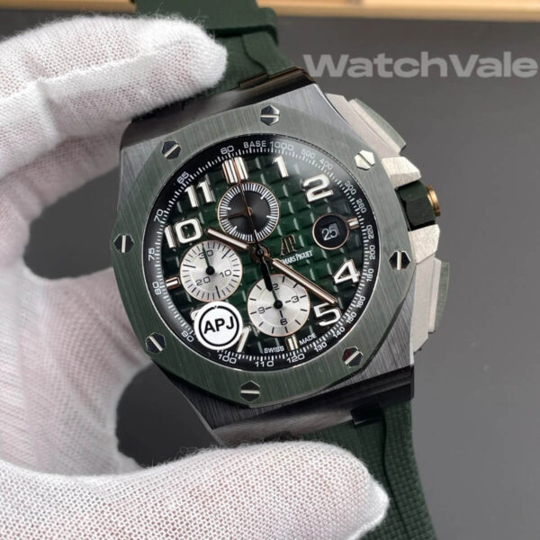 Audemars Piguet Royal Oak Offshore 26420CE green dial black green ceramic best replica