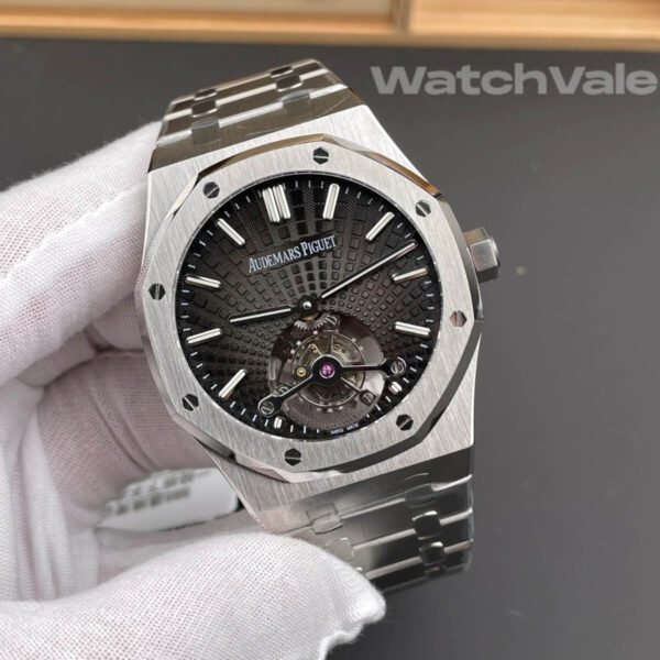 Audemars Piguet Royal Oak Tourbillon 26512ST black dial best replica