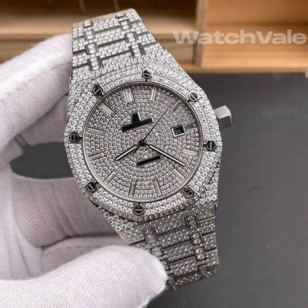 Audemars Piguet Royal Oak Selfwinding full pavé diamond best replica