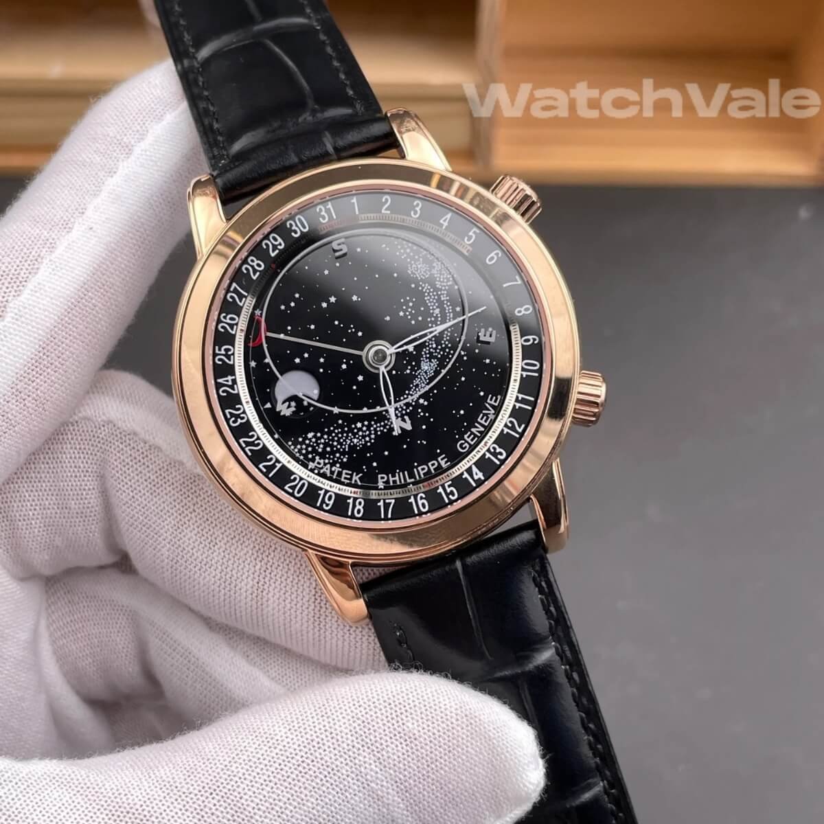 Patek Philippe Grand Complications Celestial 6102R black star chart 1:1 super clone