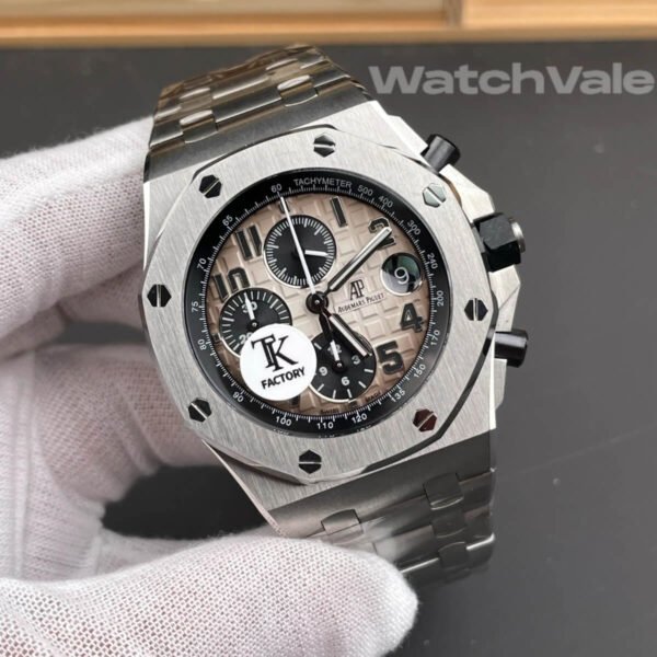 Audemars Piguet Royal Oak Offshore Safari 26470ST ivory dial best replica
