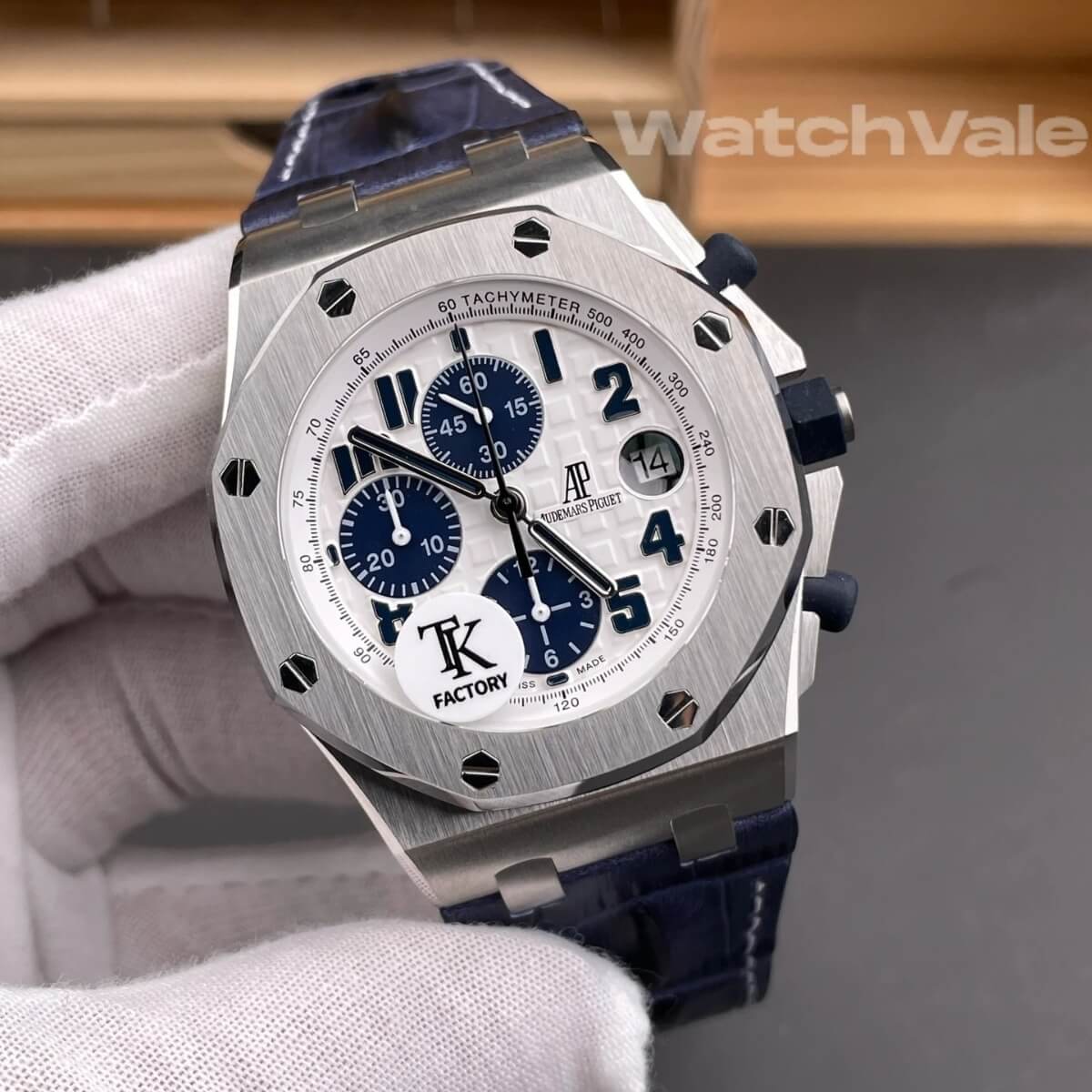 Audemars Piguet Royal Oak Offshore "Navy" 26170ST white dial best replica