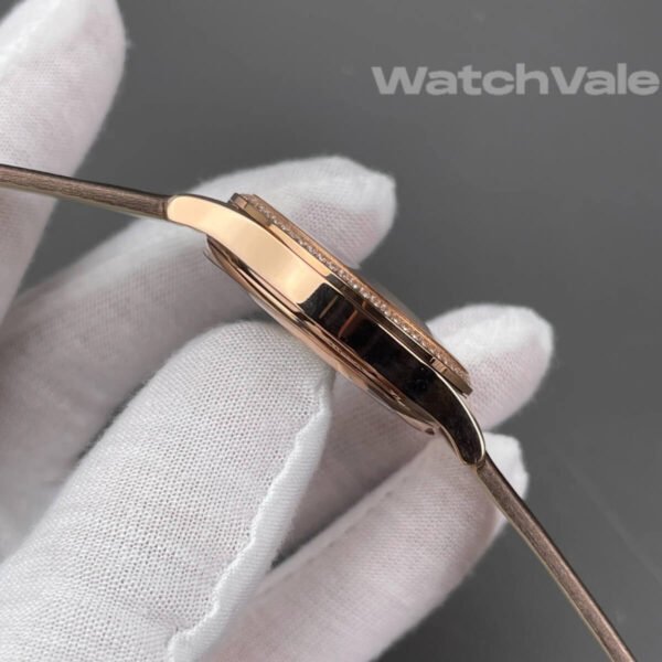 Patek Philippe Calatrava brown embossed dial close-up super clone watch