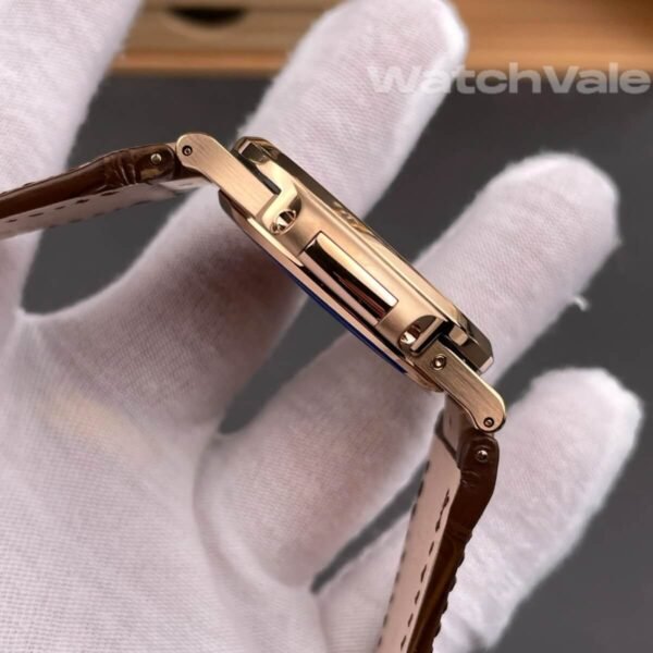 Patek Philippe Nautilus brown embossed dial close-up super clone watch