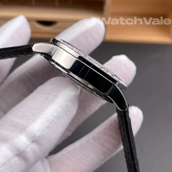 Patek Philippe Calatrava-Style white dial close-up super clone watch